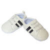 So Dorable White And Black Sneakers size 6-9 months