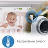 VTech VM3253 2.8 inch Digital Video Baby Monitor with Full-Color and Automatic Night Vision - White