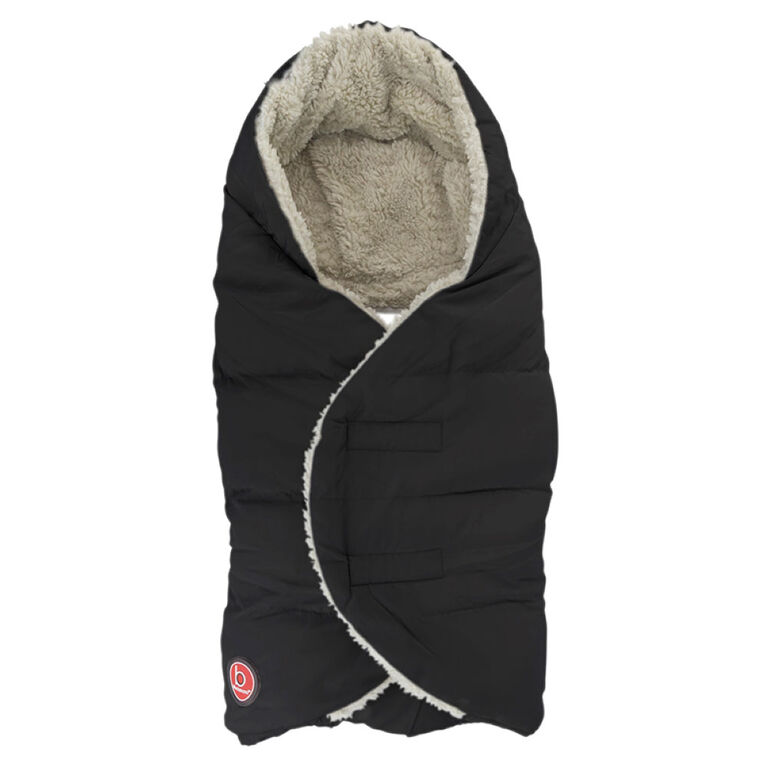 Burrito couverture enveloppante pour siège d'auto - Noir