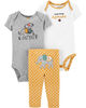 Carter's Ensemble 3 pièces Little Character Éléphant Multi 6 mois