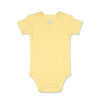 Koala Baby 4Pk Short Sleeved Solid Bodysuits, Yellow/Green/Heather Grey/White, Size Preemie