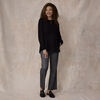 Motherhood - Long Sleeve Keyhole Blouse - Black - XL