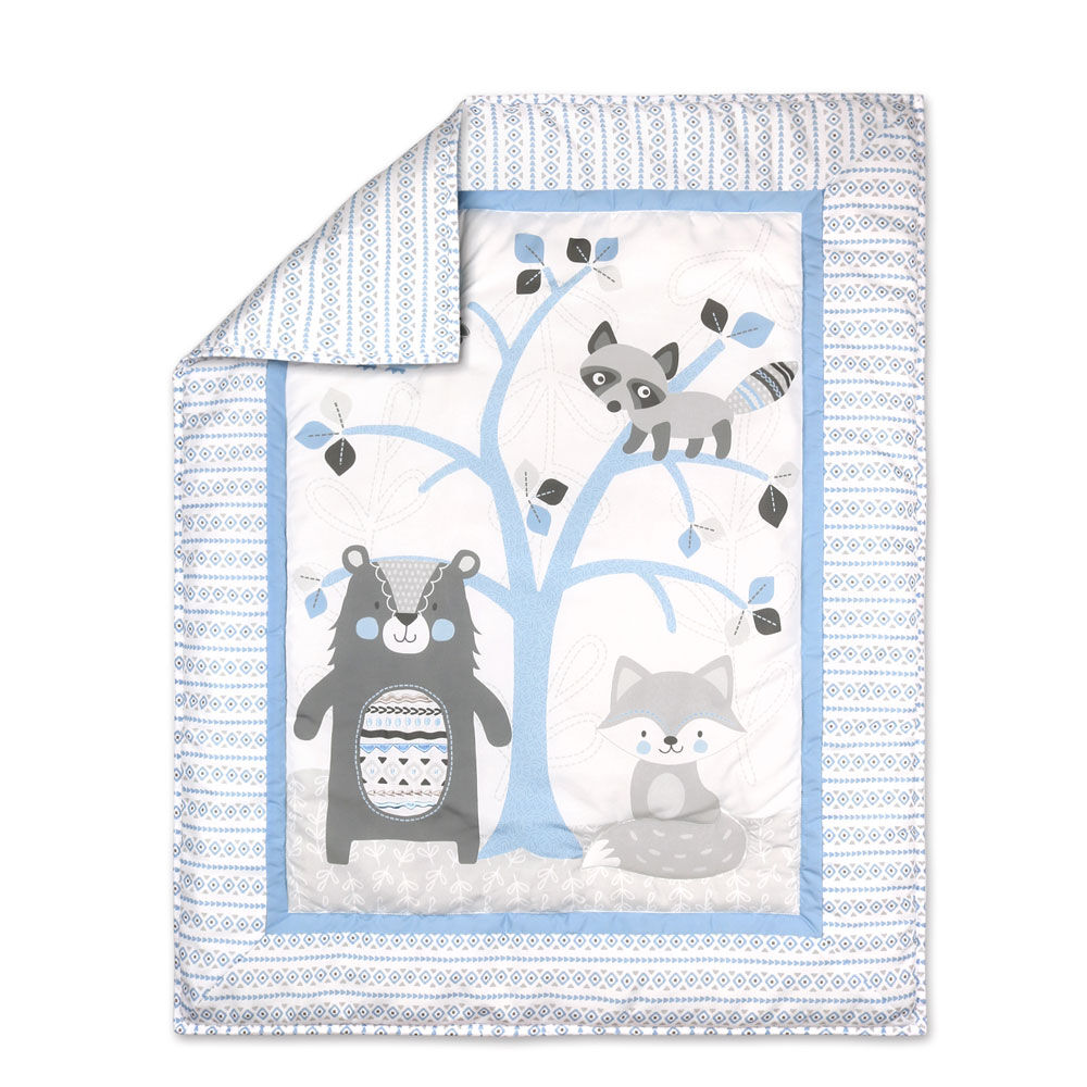 Belle Woodland Pals 3 Piece Crib Bedding Set R Exclusive