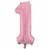 Pink Number 1 Shaped Foil 34"