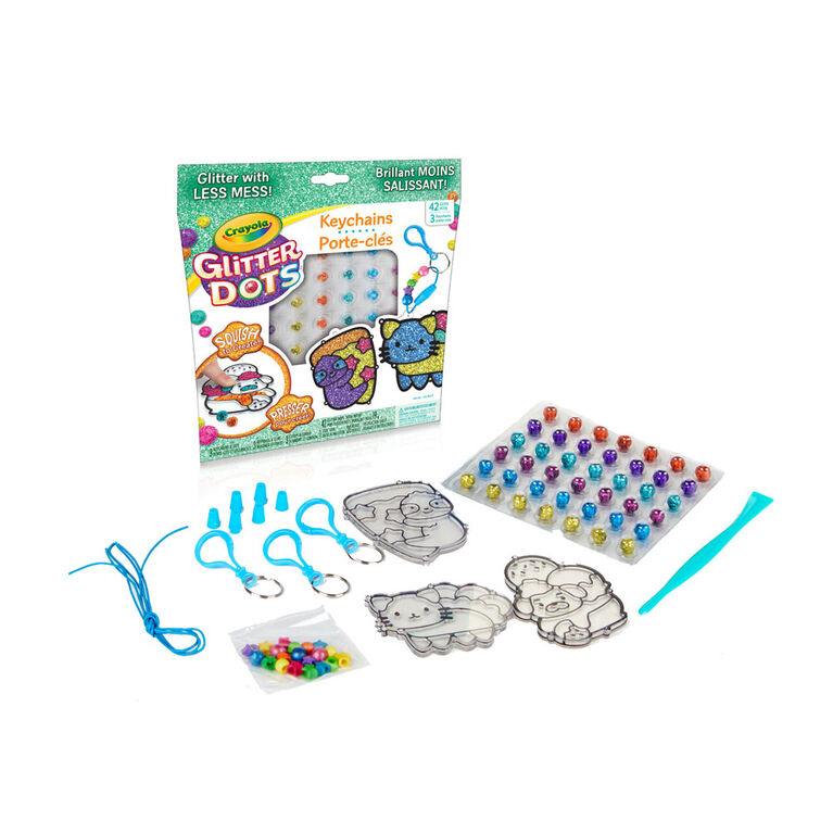 Crayola Glitter Dots Keychain Sparkle Friends Kit Toys R Us Canada