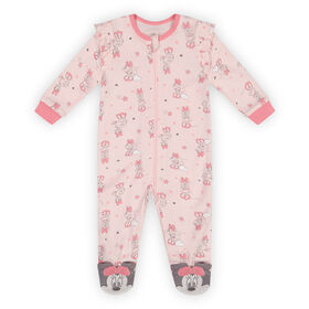 Minnie Mouse Sleeper Pink 0/3M