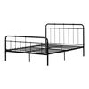 Hankel Full Metal Platform Bed Black