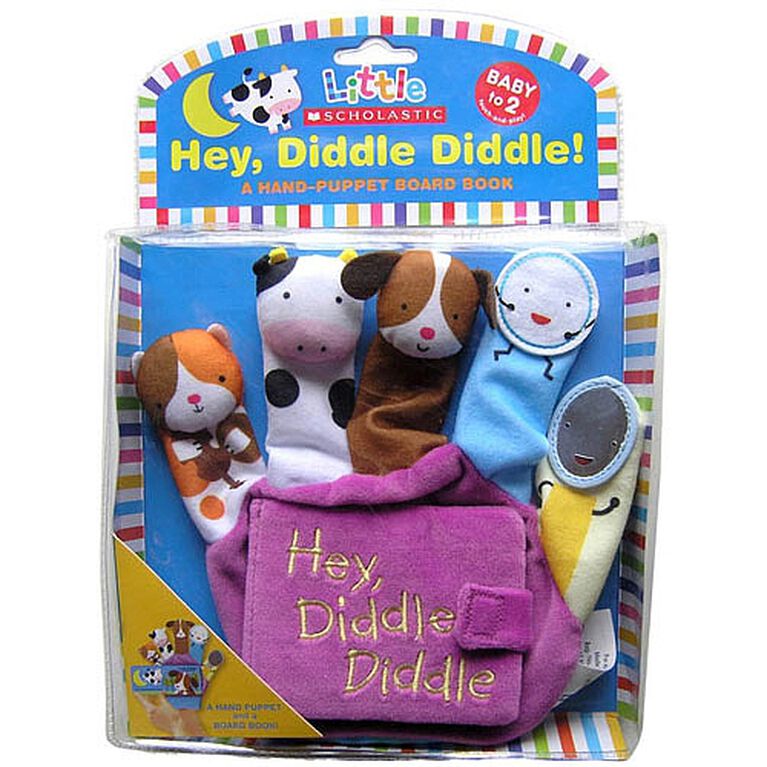 Hey Diddle Diddle Finger Puppet Book - English Edition
