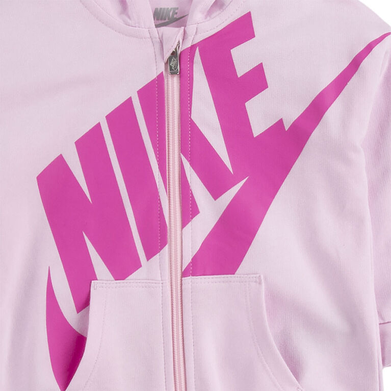 Combinaison Nike Futura avec Capuchon - Rose - Taille 18 Mois
