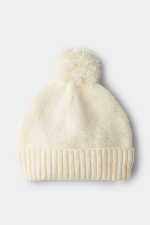RISE Little Earthling Baby Hat White