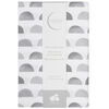 Just Born Dream Ombre Fitted Crib Sheet Grey Semicircle