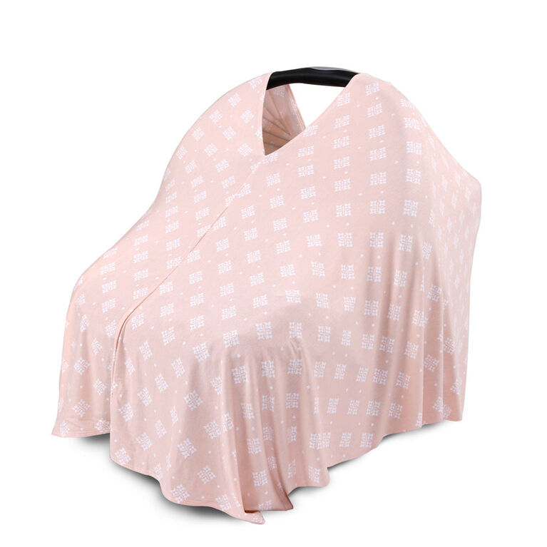 6-en-1 Poncho d'Allaitement par The Peanutshell, Impression Diamant