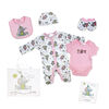 Flump 6 Piece Gift Set: Pink Elephant 0-3M
