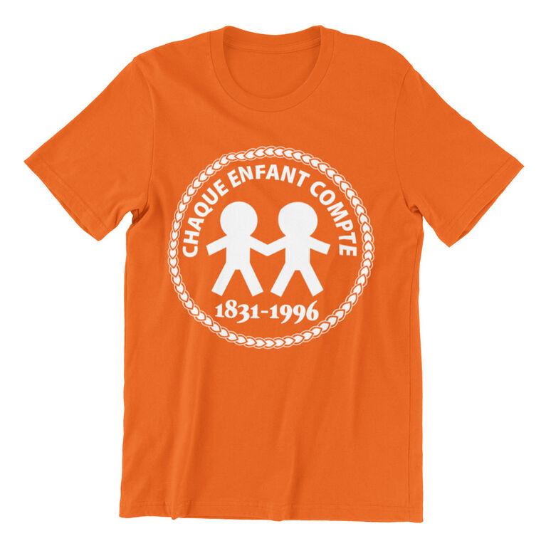 Adult Chaque Enfant Compte SS Tee - Orange L