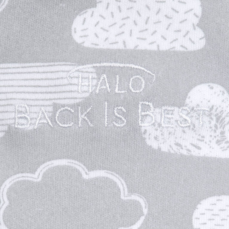 HALO® SleepSack® Swaddle Clouds Grey Newborn
