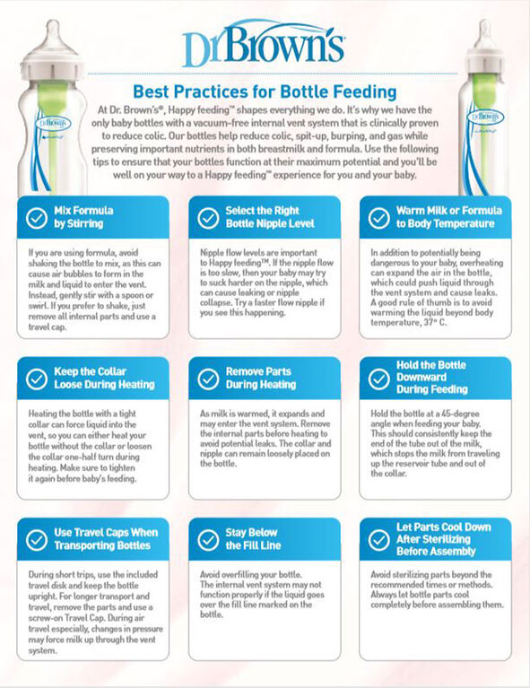 Tetine pour biberon standard de Dr. Brown's- Bebe Prematures