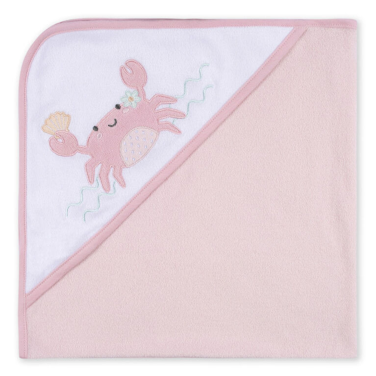 Koala Baby - Pink Octopus Kint Hooded Towel - 3 Pack