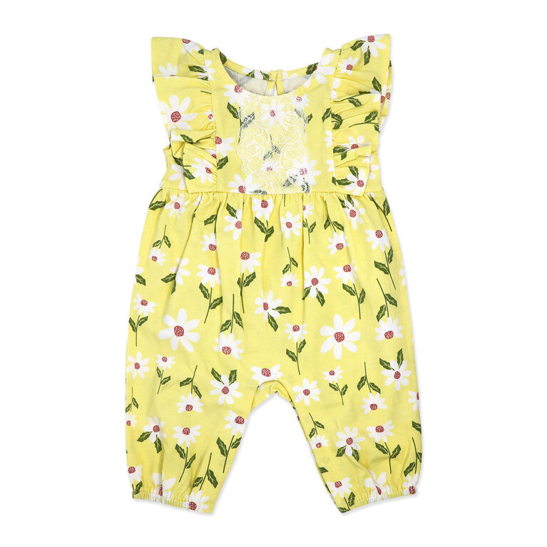 Baby Mode 3 Piece Coverall Set: Little Wildflower