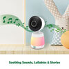 LeapFrog LF2926FHD-TOUCH 1080p WiFi Remote Access 360 Degree Pan & Tilt Video Baby Monitor with 5.5" Touch Screen High Definition 1080p Display, Super Long Range, Night Light, Color Night Vision - White