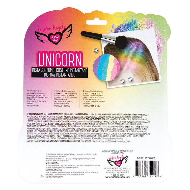 Fashion Angels - licorne insta costume kit.
