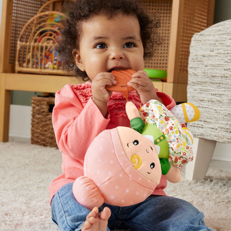 Fisher-Price Cuddle & Chime First Babydoll Infant Sensory Toy, Styles May Vary