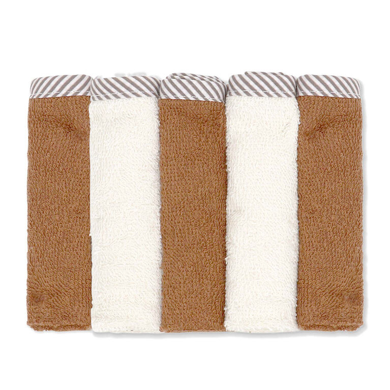 Baby Mode Signature 7 Piece Bath Set:Brown Monkey