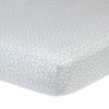 Gerber Gray Dots Fitted Crib Sheet