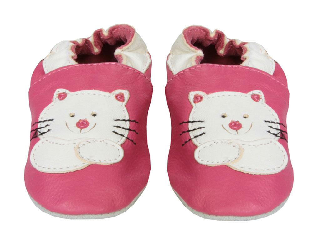 hot pink baby shoes