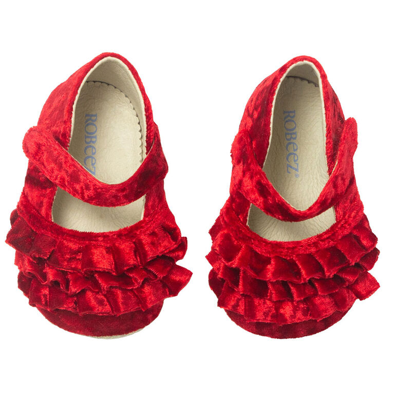 Robeez - First Kicks Red Velvet 12-18M