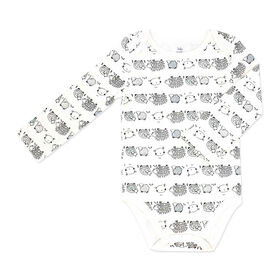 Baby Mode Body &agrave; manches longues : Mouton gris pour 24M
