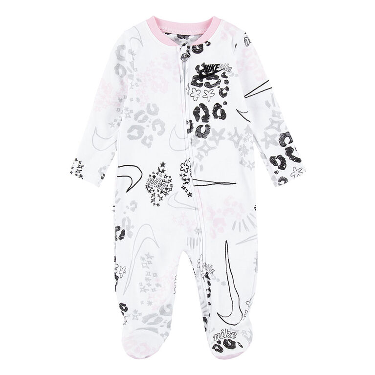Combinaison avec pieds Nike- Blanc