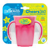 Dr. Brown's Milestones Cheers360 7 oz cup pink