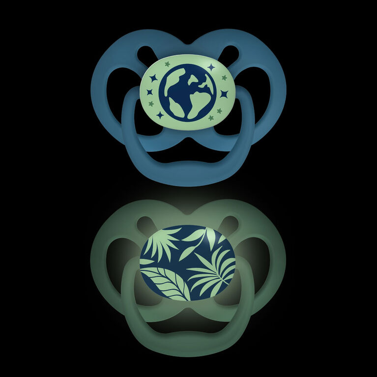 Advantage Pacifier Stage 2 Blue 4 Pack
