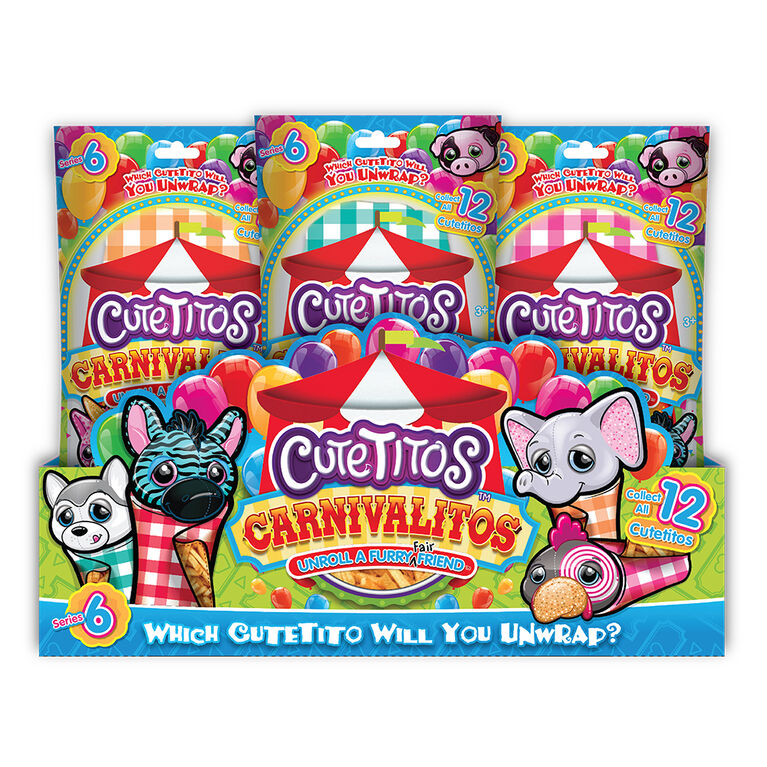 Scented Cutetitos Carnivalitos - Surprise Stuffed Animals - Collectible Carnival Plush - Series 1