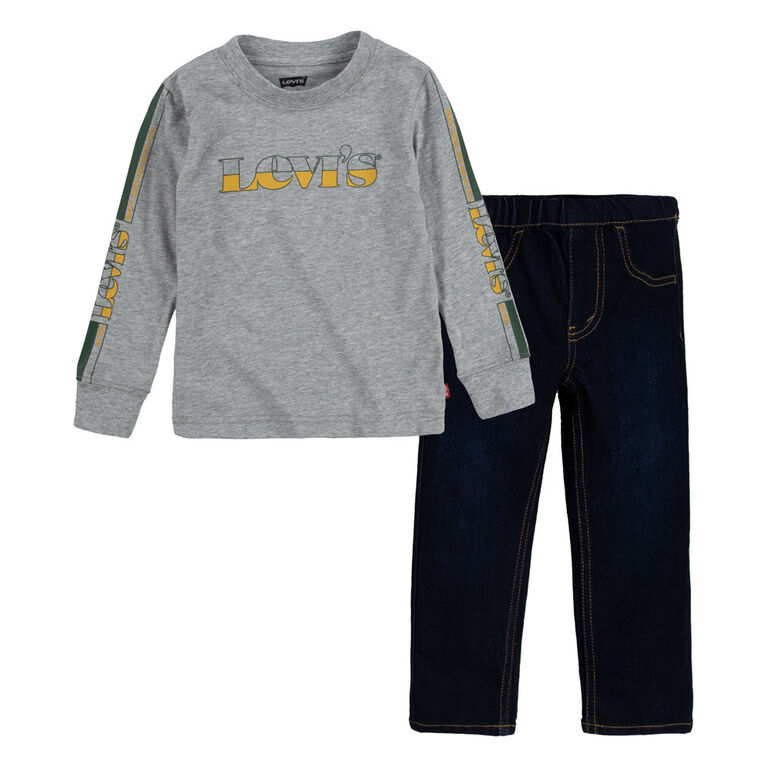 Ensemble de Pantalons Levis - Gris - Taille 4T