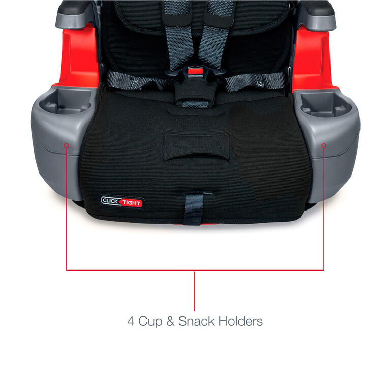 Britax Grow with You Clicktight Harness-2-Booster, Jet Safewash