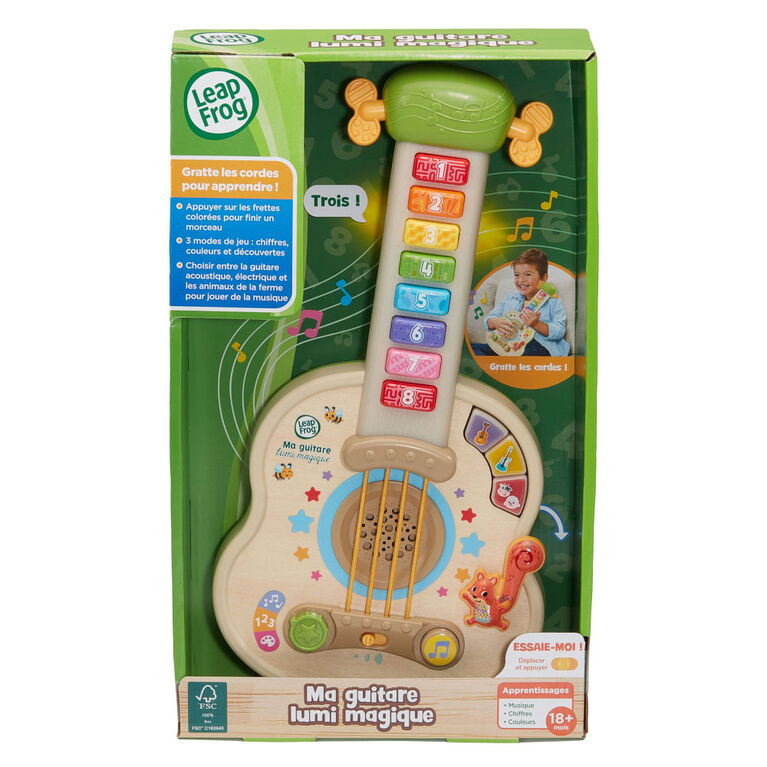 LeapFrog Strum & Count Wooden Guitar - French Edition