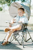 Chaise portative de luxe Go With Me Jubilee de Baby Delight, Gris