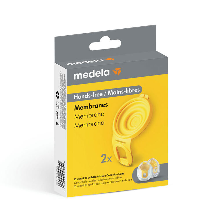 Membranes pour Collecteurs mains libres de Medela, emballage de 2 unités