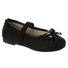 Laura Ashley Ballet Flats Black Glitter