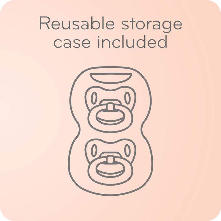 NUK Pacifier Genius Sz 1 2Pack Space Ast