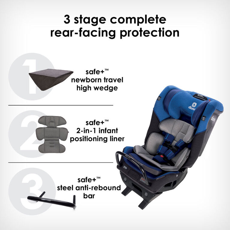 Radian 3Qx Latch All-In-One Convertible Car Seat - Purpl