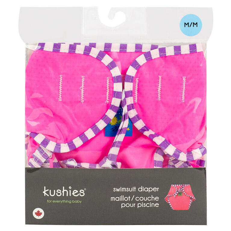 Kushies Maillot / Couche Pour Piscine, Moyen - Rose