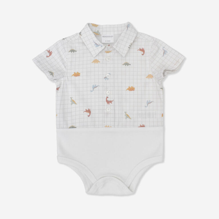 Rococo Bodysuit Print Dino 0/3M