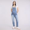 Motherhood - Straight Leg Overall - Medium Wash - XL