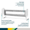 Safety 1st Top Of Mattress Bed Rail - Grey