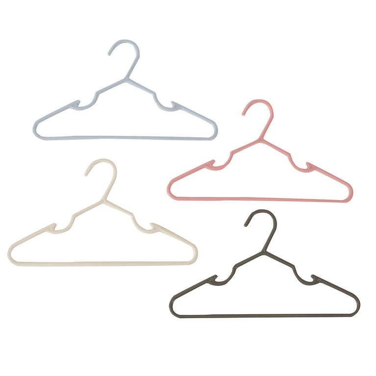 Lot de 10 cintres gris pour bébé