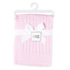 Baby Mode Signature rose classique c&acirc;ble tricot Couverture