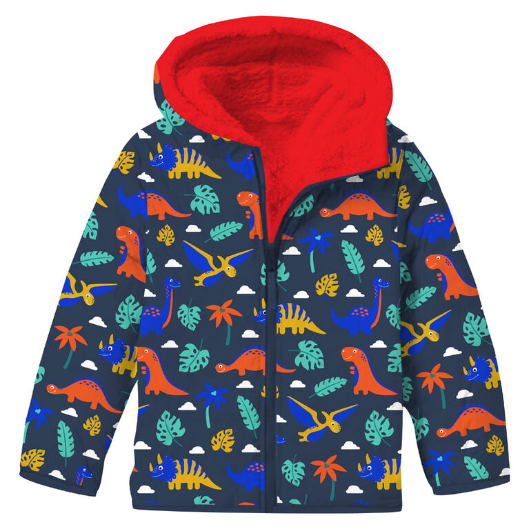 Chemistry - Reversible Jacket - Dino - Red - 5T