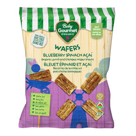 Baby Gourmet Organic Wafers Blueberry Spinach Acai